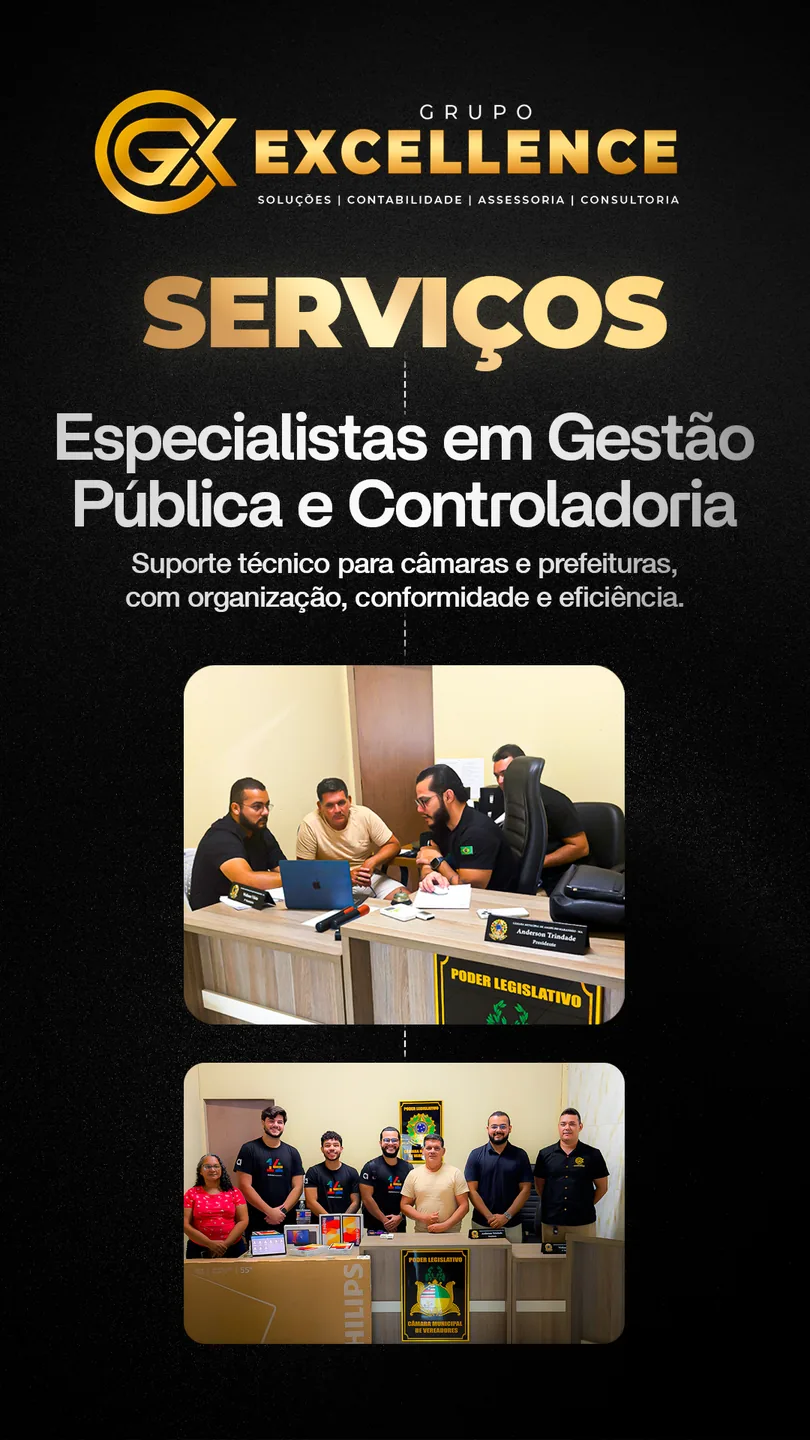 Serviço: gestão pública e controladoria